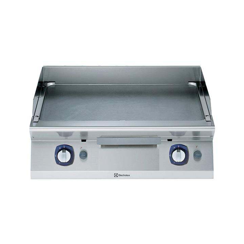 371032 Gas Fry top smooth + ribbed plate 800mm